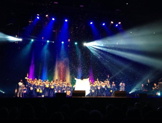 Soirée animée par une chorale gospel